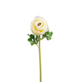 24" Faux White Ranunculus