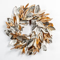28" Gold Magnolia Wreath