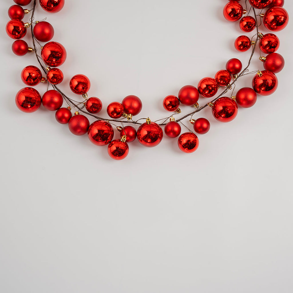 Shiny Ball Garland 6ft