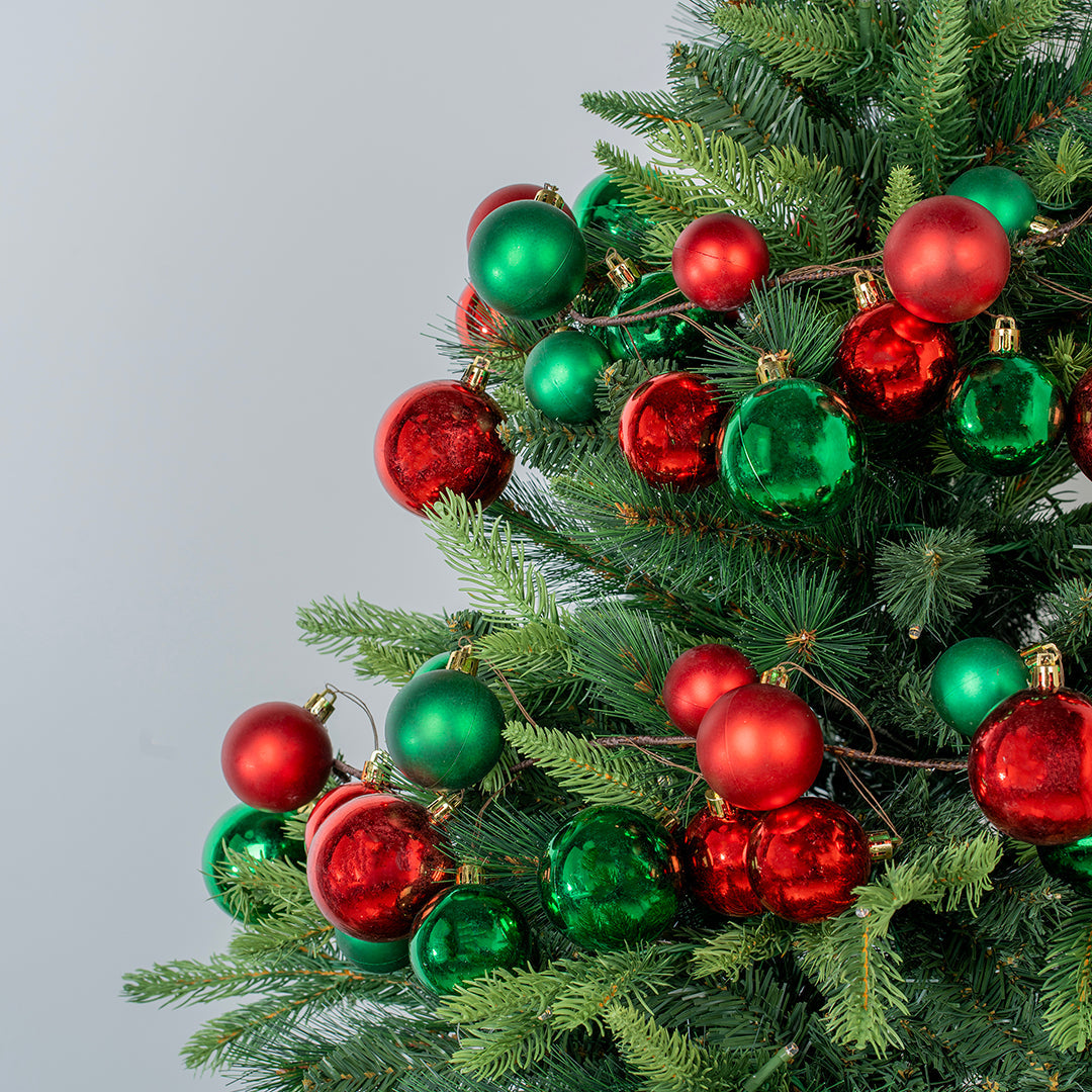 Shiny Ball Garland 6ft