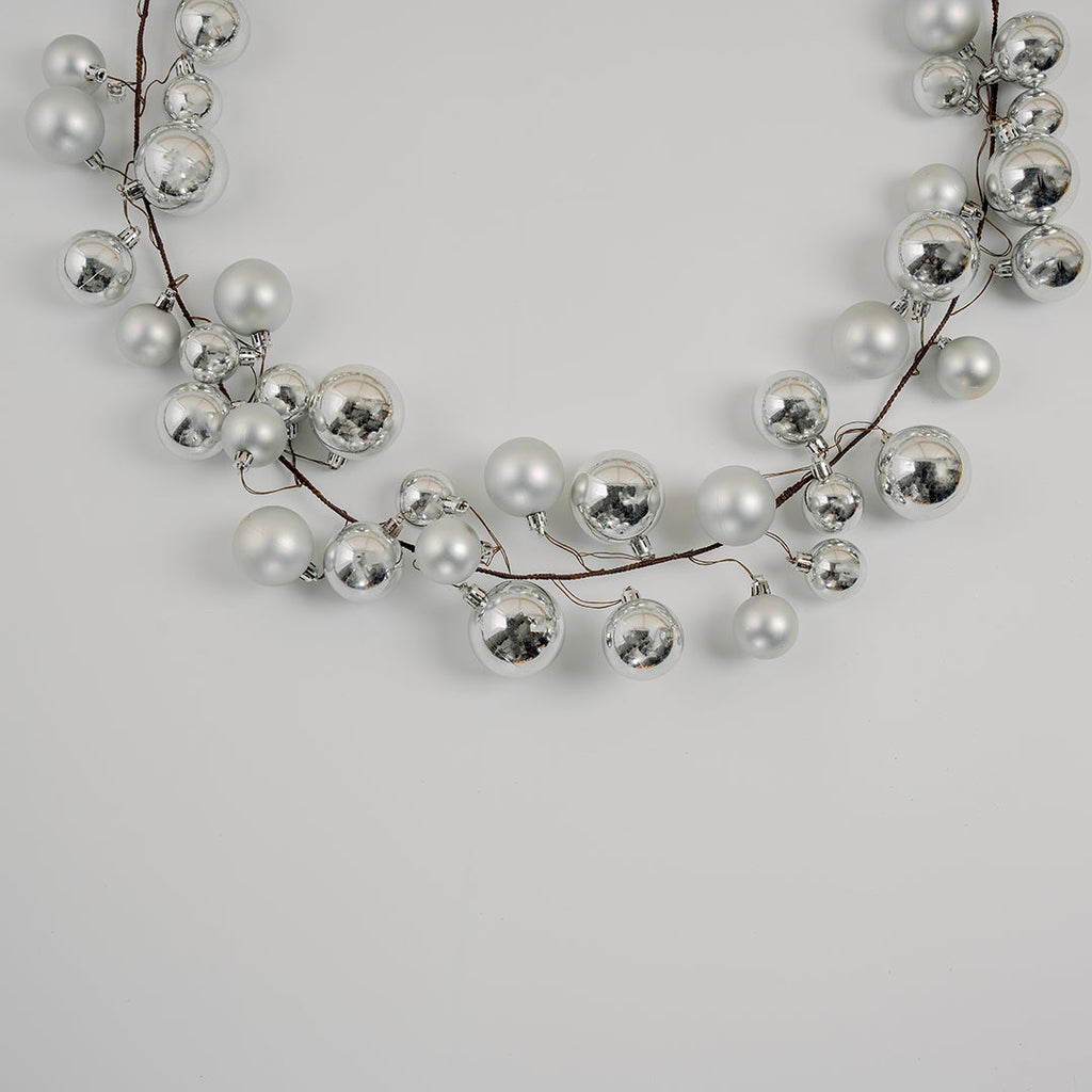 Shiny Ball Garland 6ft
