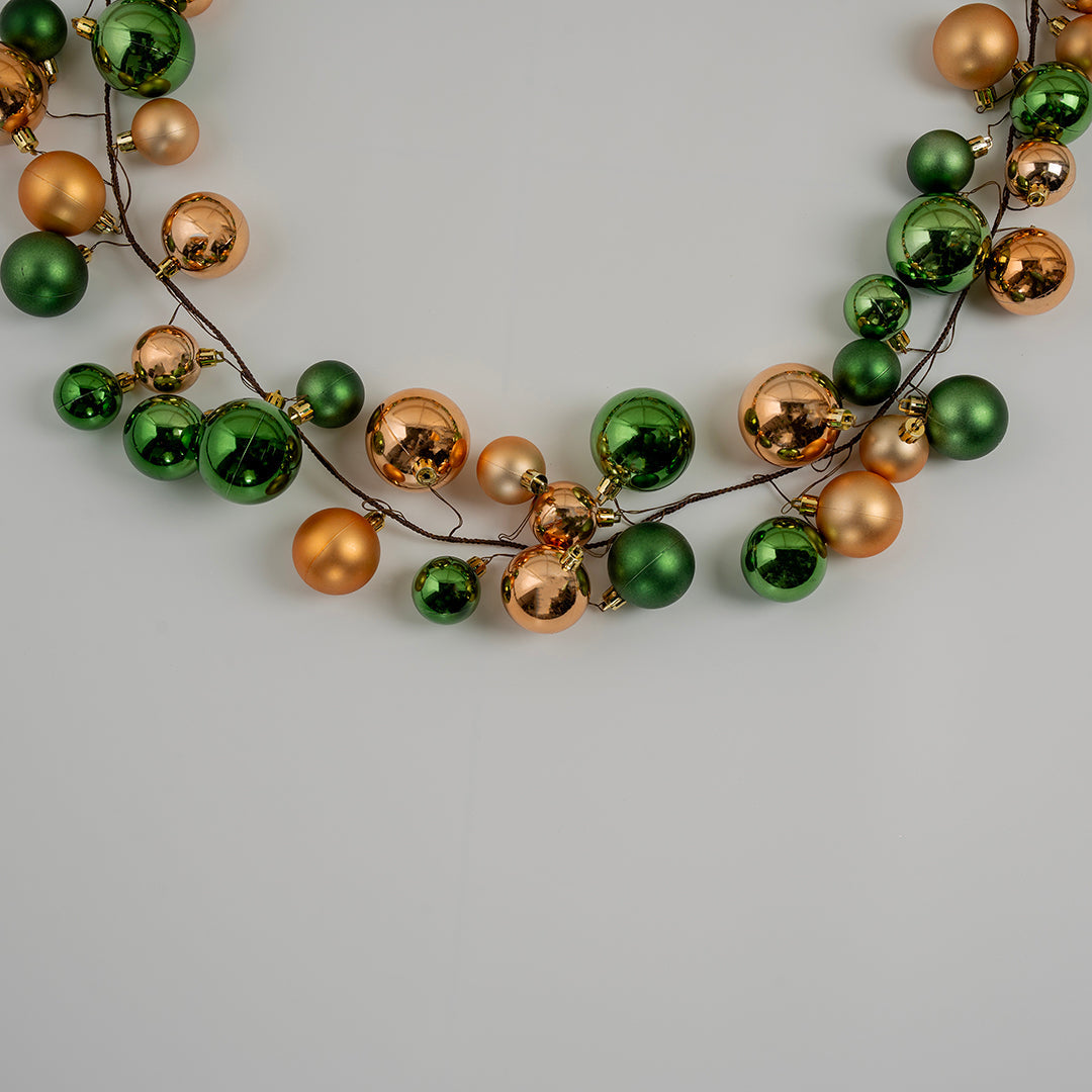 Shiny Ball Garland 6ft