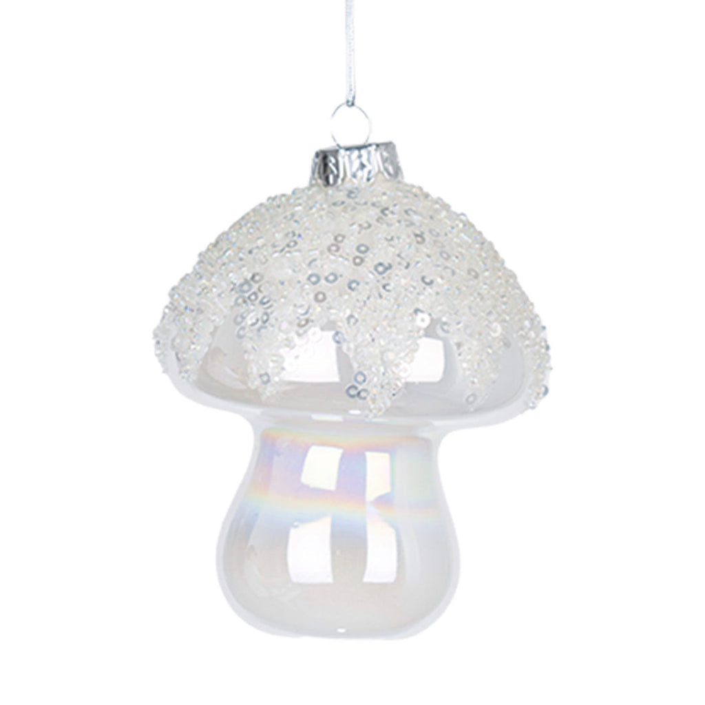 Iridescent Mushroom Ornament