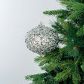 Silver & Mirror 5" Onion Ornament