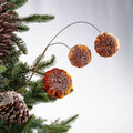 Amber Pumpkin Pick With Rhinestones