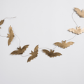 Antique Gold Bats Metal Garland