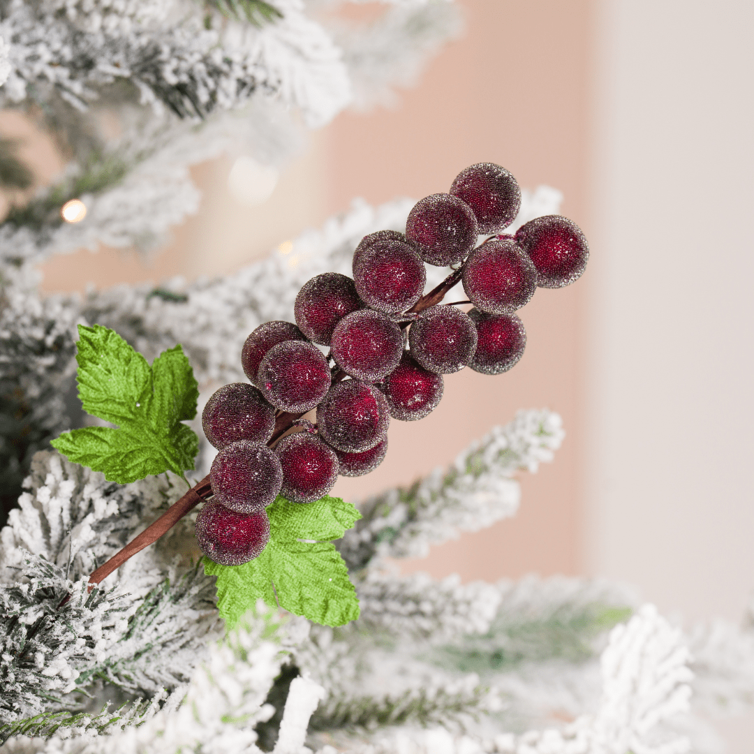 Botanica Decorative Pick with Round Mini Ornaments