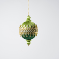 Botanical Embellished Thread Finial Ornament