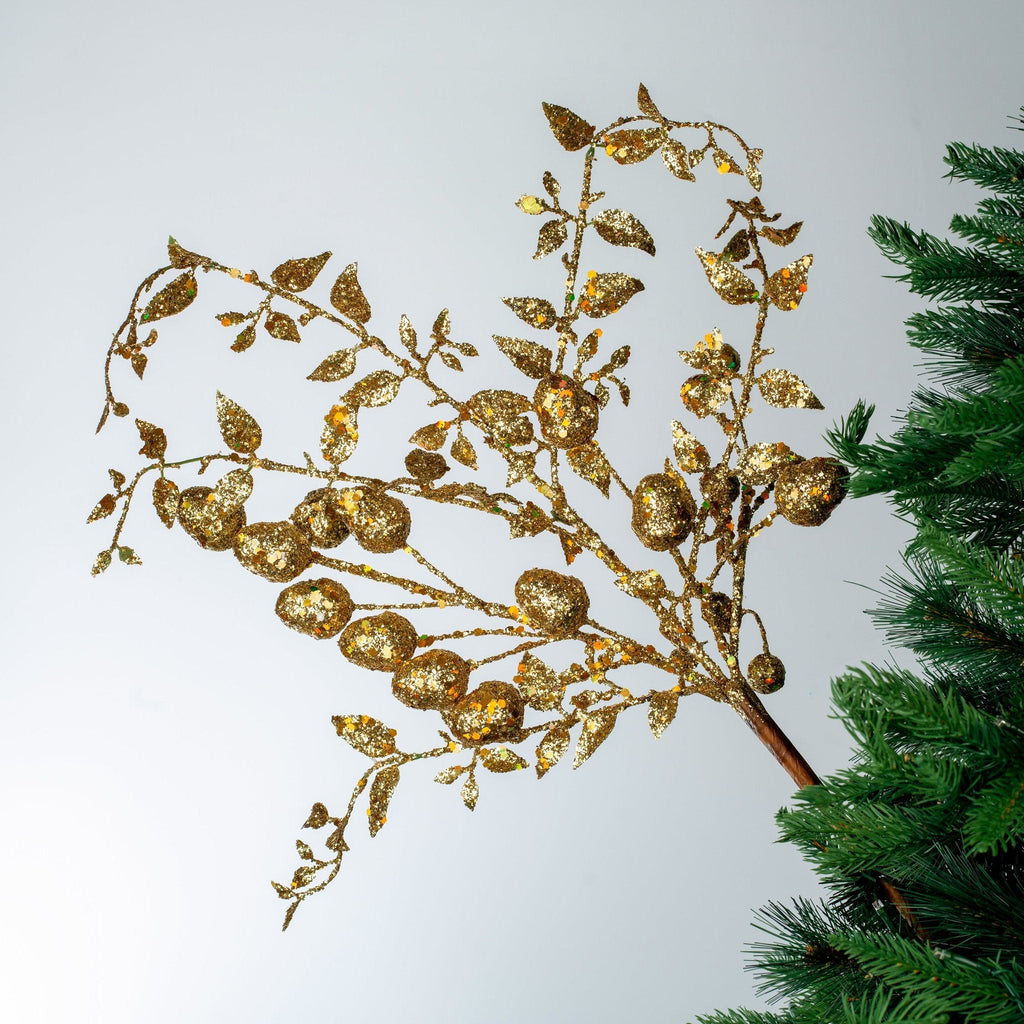 Bright Gold Winter Leaf Pick