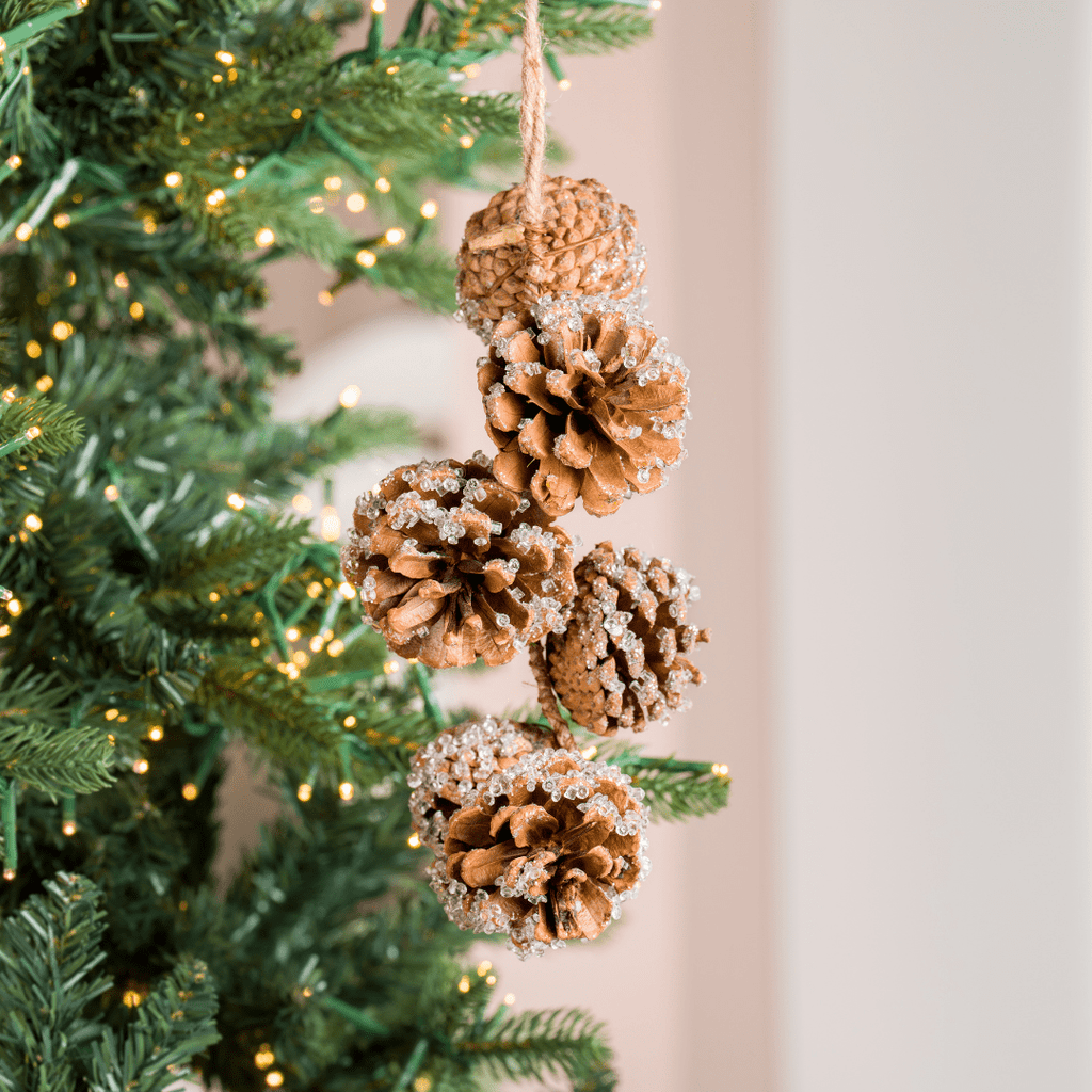 Brown Pinecone Botanical Ornament