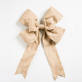 Burlap Bow 18"