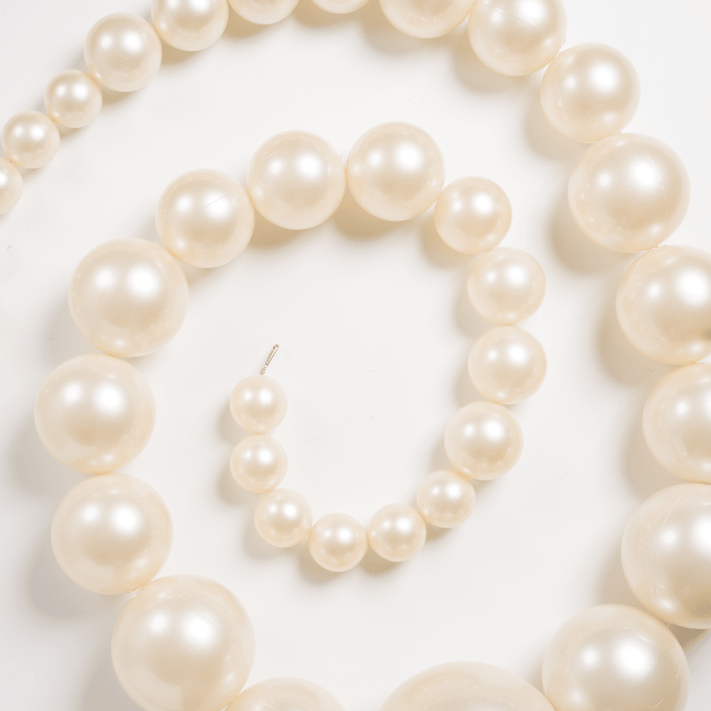 Candy Apple Pearl Ball Garland 134-Inch