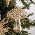 Champagne Mushroom Ornament