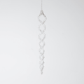 Clear Glass Hanging Ornament