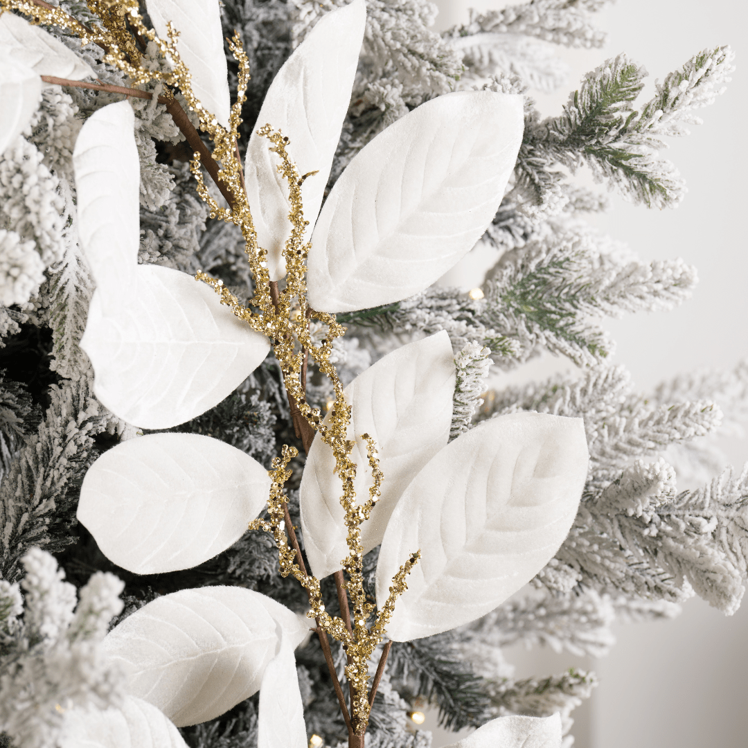 Cream Velvet Leaf Garland