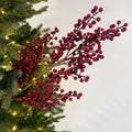 Crimson Red Berry 42" Floral Stem