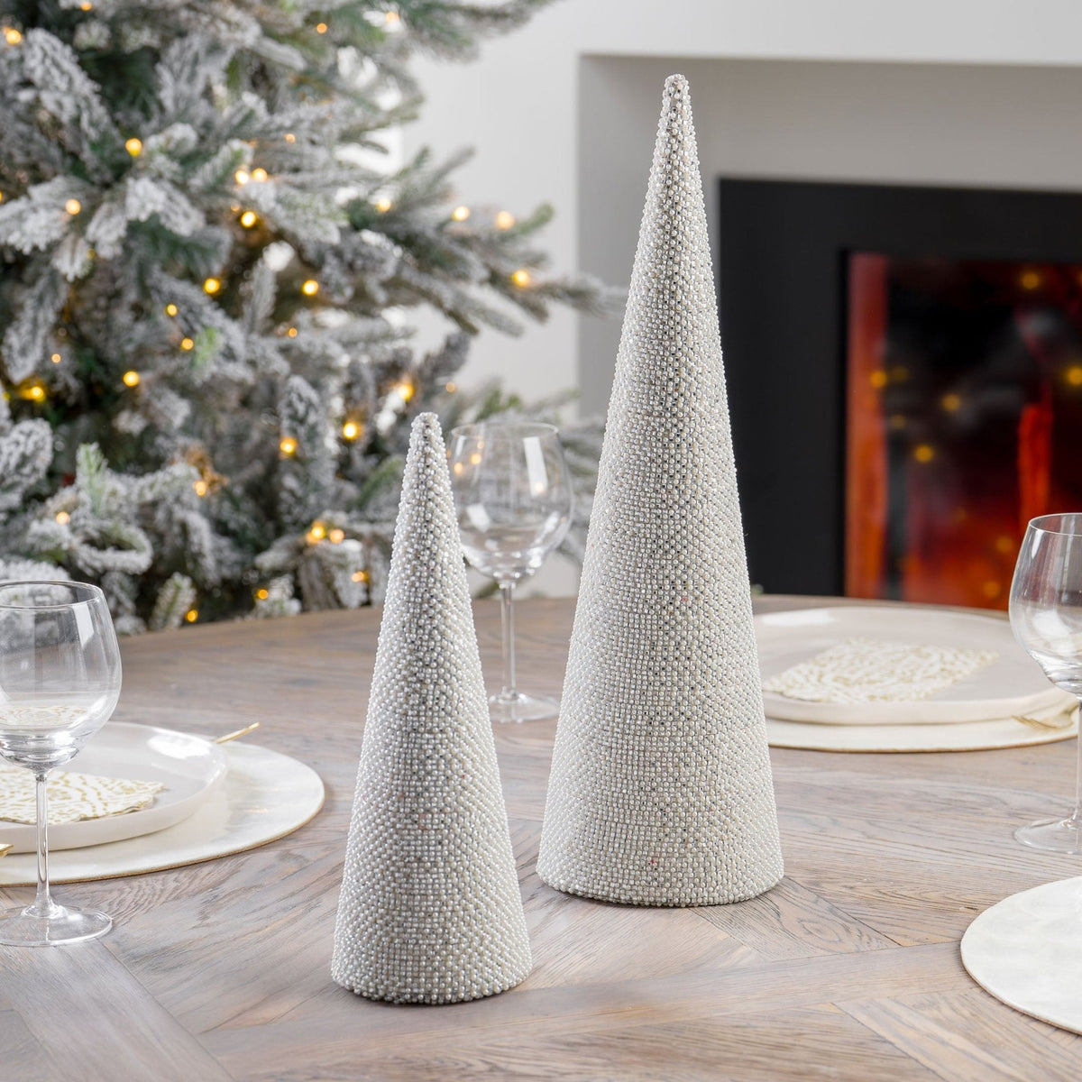 Crystal And Pearl Table Top