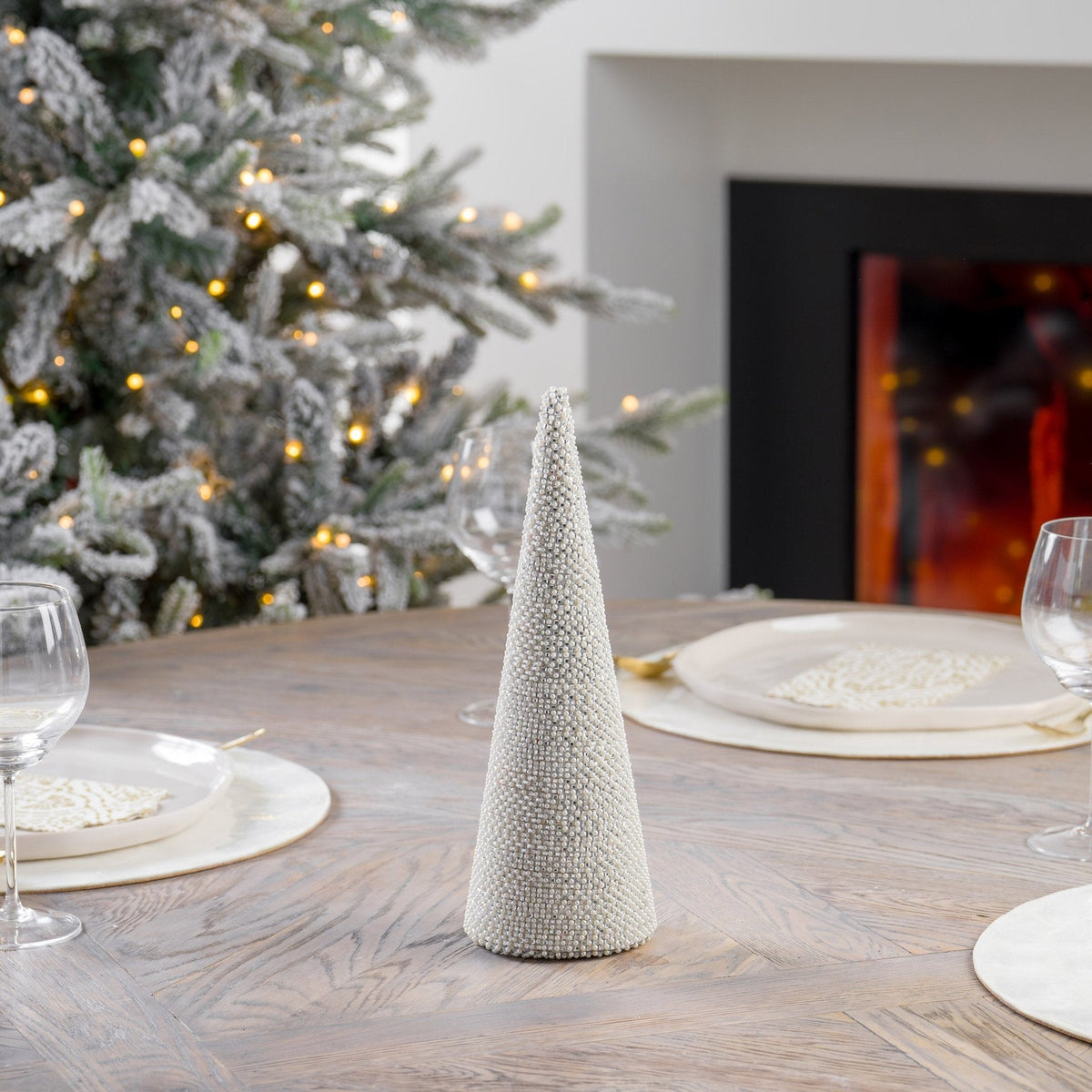 Crystal And Pearl Table Top