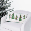Embroidered Tree Cushion With Insert