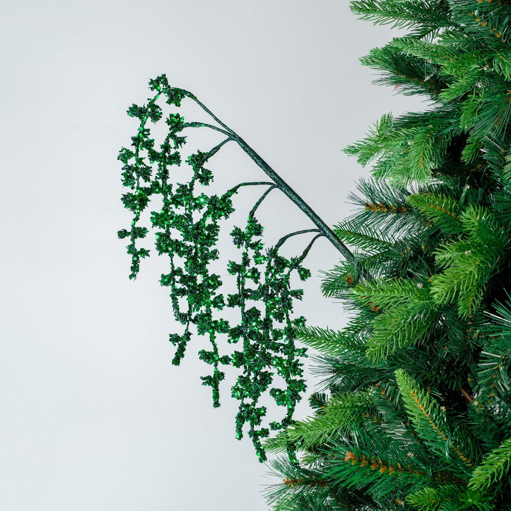 Emerald Glitter Spray Pick