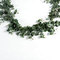 Eucalyptus Green with Glittered Garland