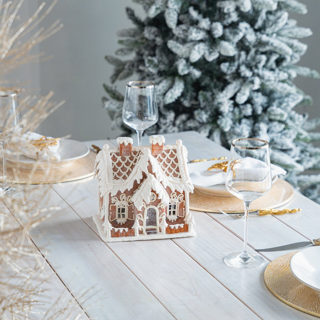 Gingerbread House with LED Light