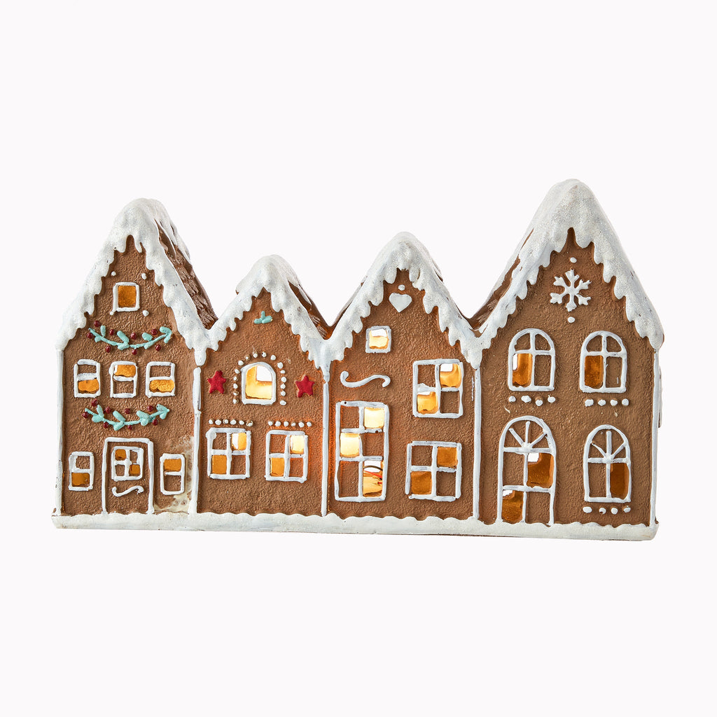 Gingerbread Village with Led Light