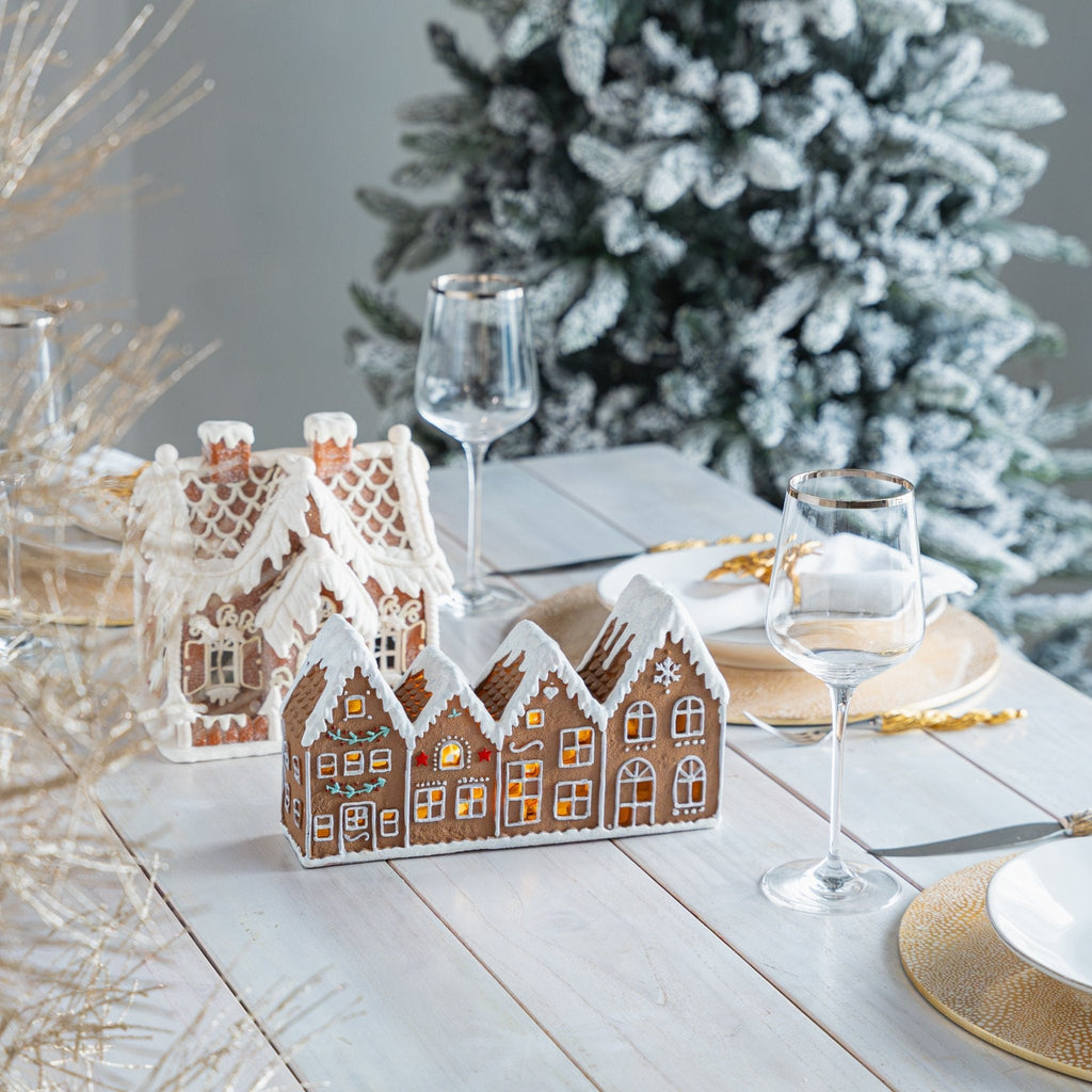 Gingerbread Village with Led Light