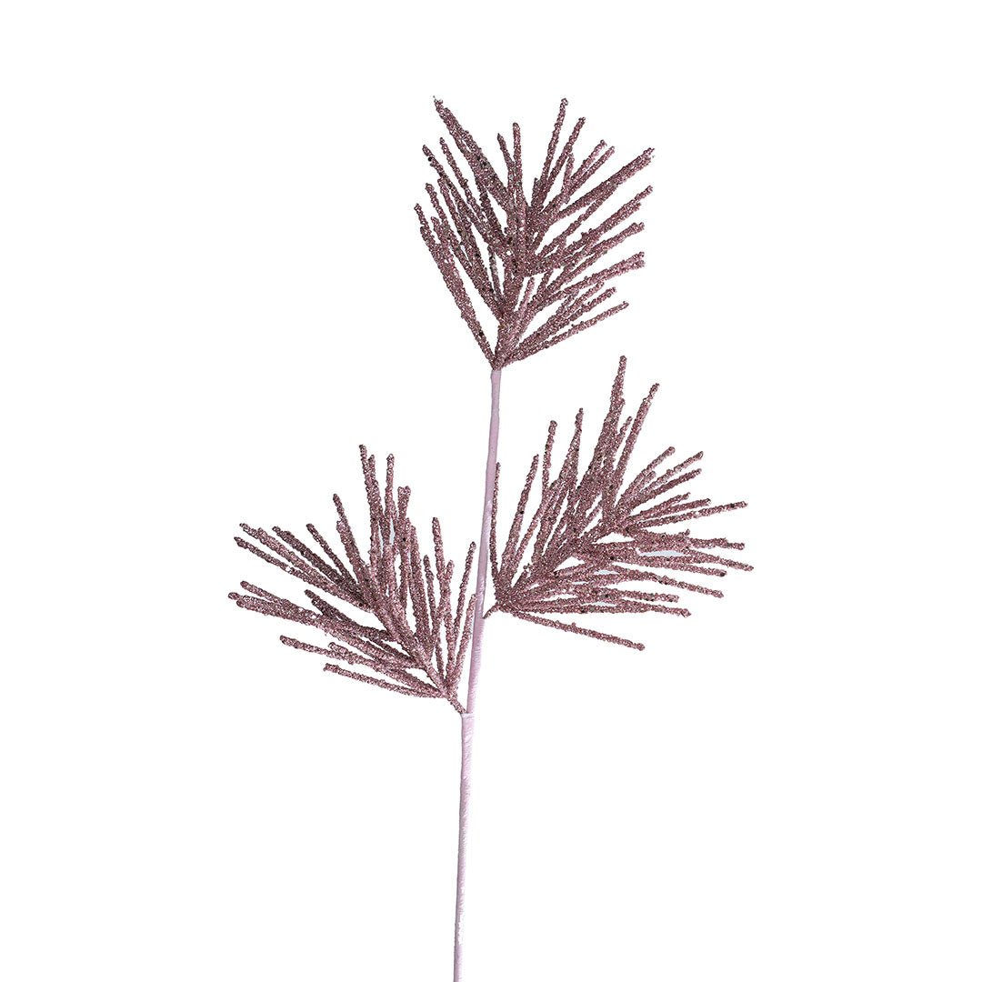 Glitter Tri-Branch Foliage Pick