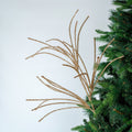 Glitter Tri-Branch Foliage Pick