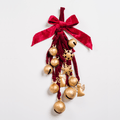 Gold & Burgundy Ornament Metal Cluster