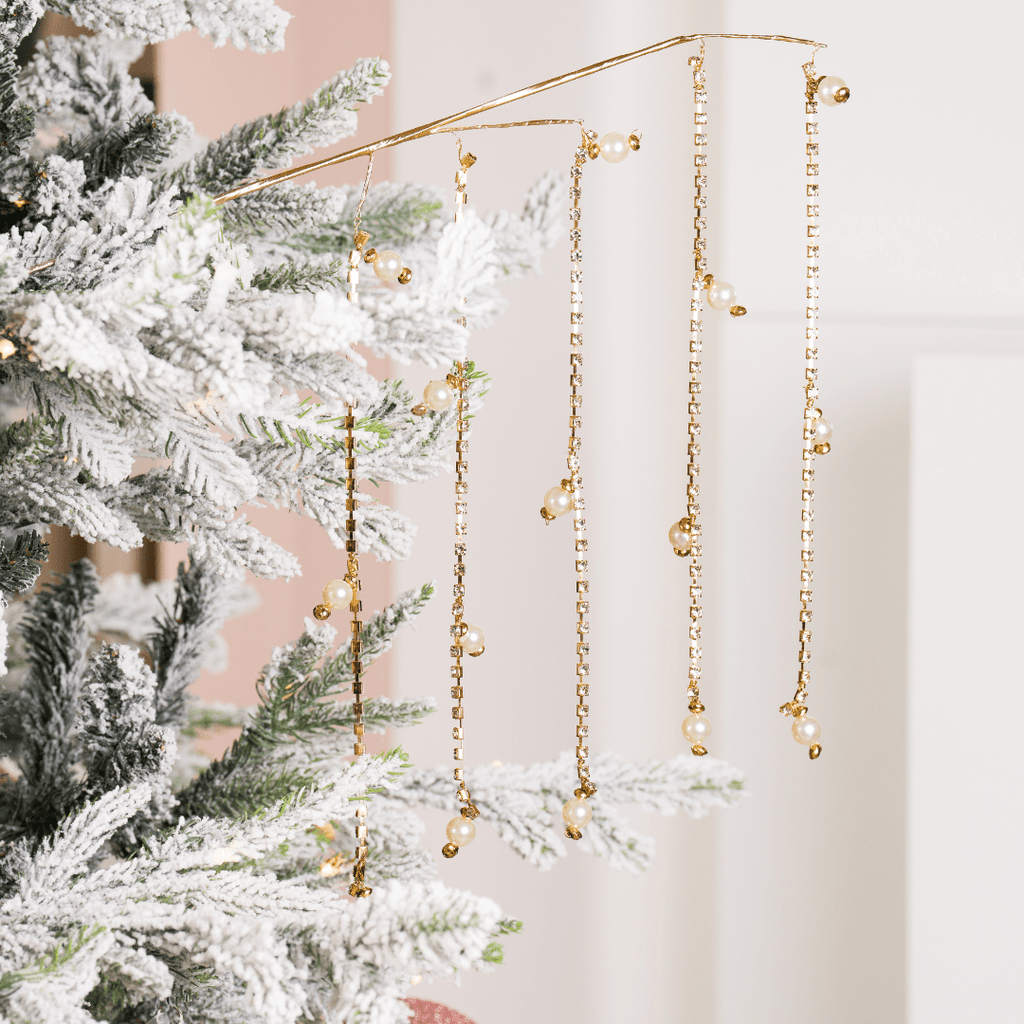 Gold Decorative Pick with Adorned Tassles