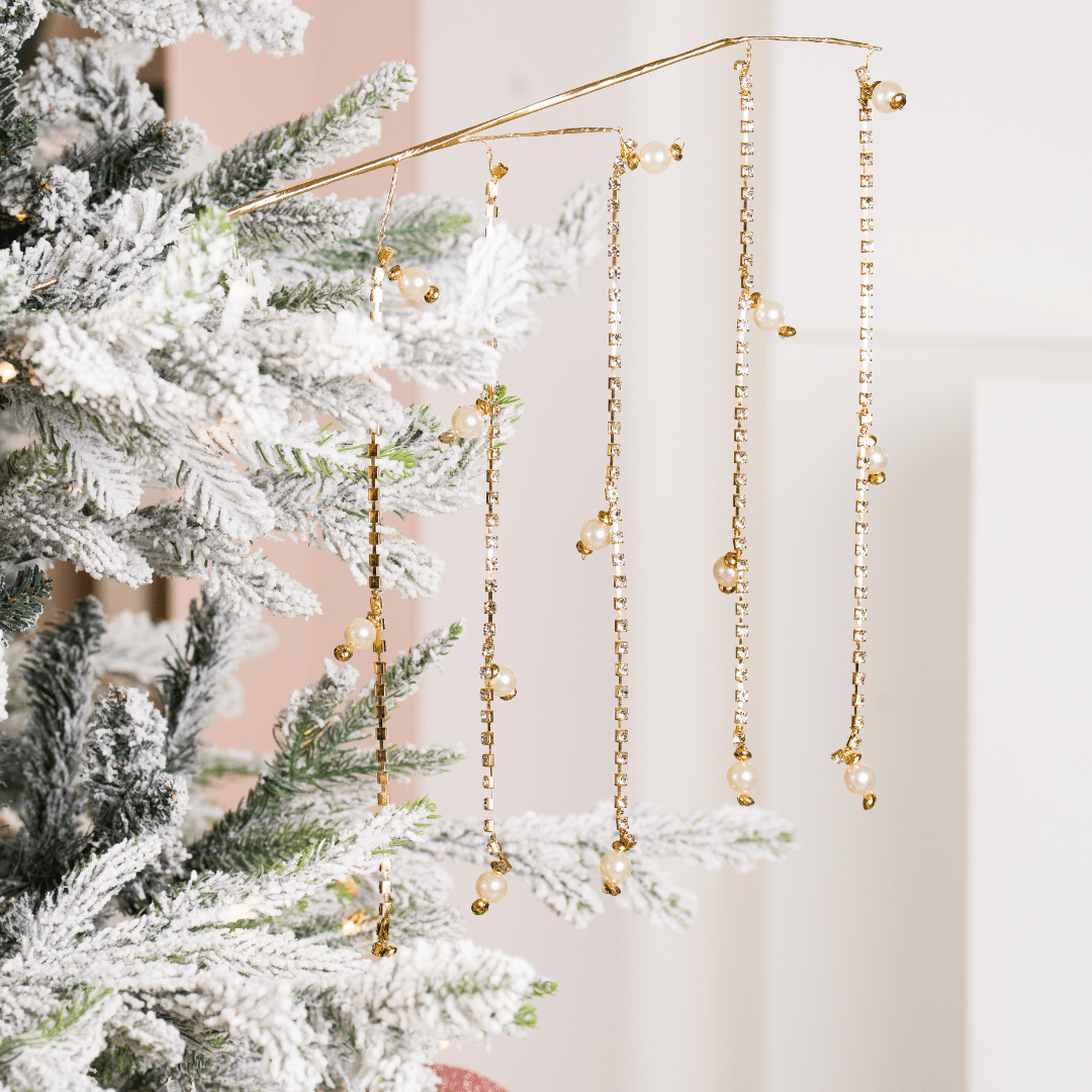 Gold Decorative Pick with Adorned Tassles