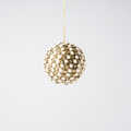 Gold Enamel Round Ornament