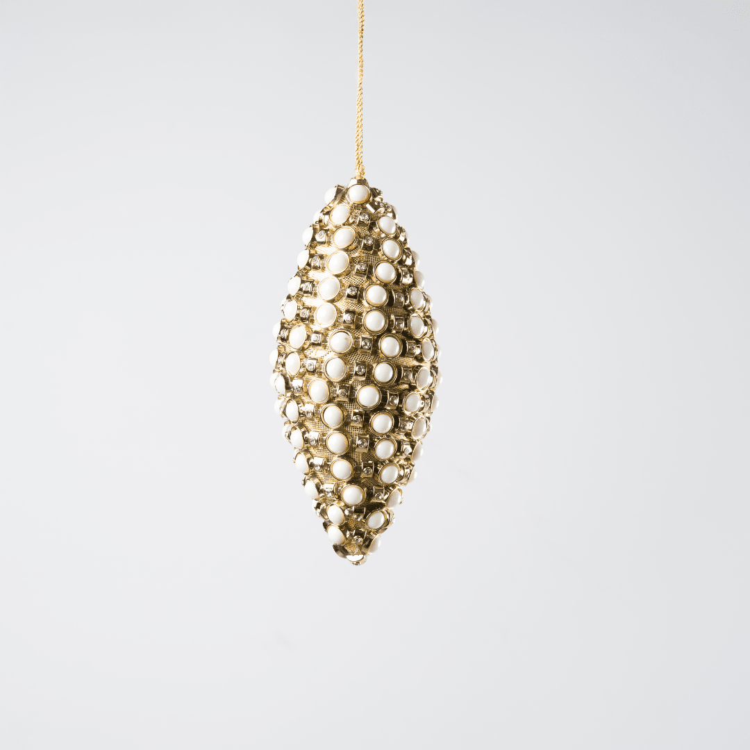 Gold Enamel Shuttle Ornament Gold Collection