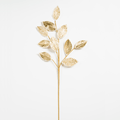 Gold Fabric Leaf Pick