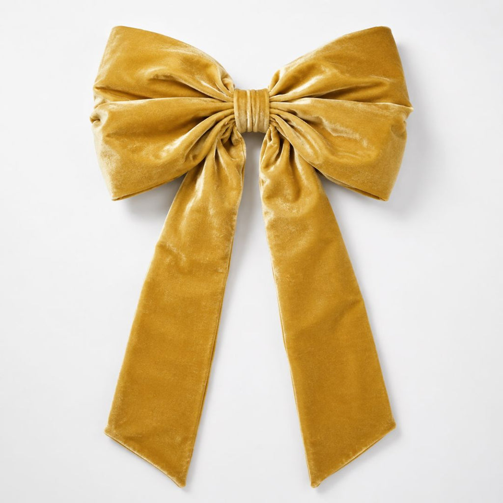 Gold Oversized Outdoor Bow