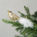 Gold Peaking Bird Clip-On Ornament