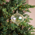 Hand Blown Twisted Glass Ornament