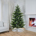 Joy By 7' Artificial Spruce Christmas Tree with 500 Warm White LED Lights
