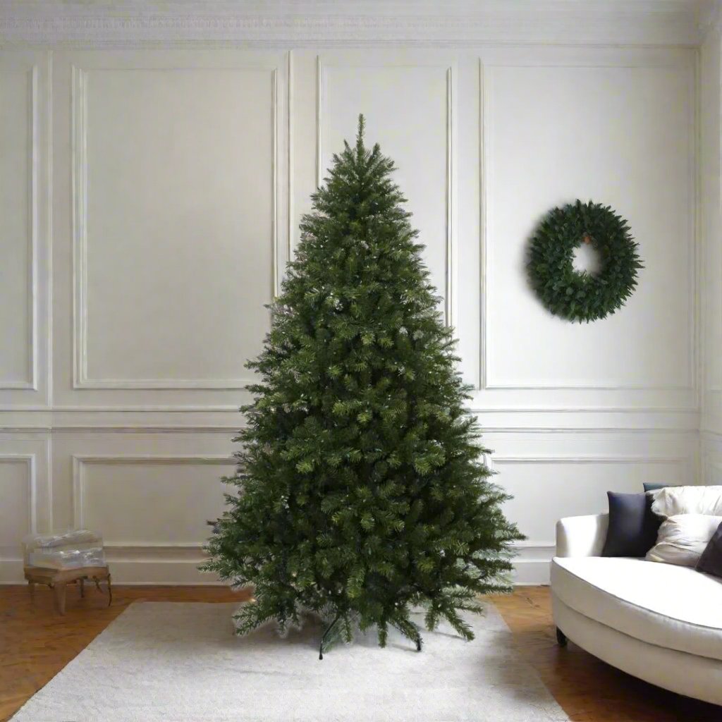 Joy By 7.5' Dunmere Christmas tree with 700 Warm White LED lights