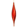 Matte Red & Gold 13" Shuttle Ornament