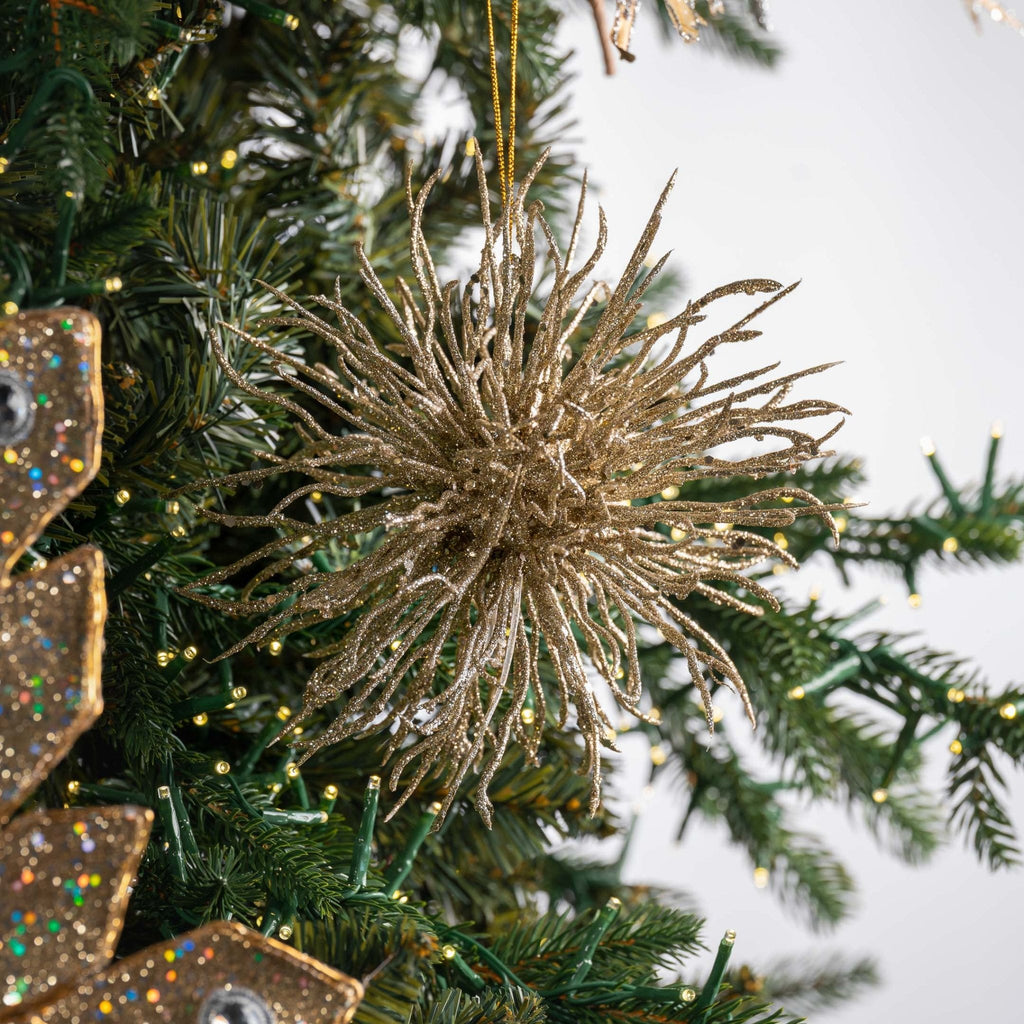 Champagne Gold Burst Ornament