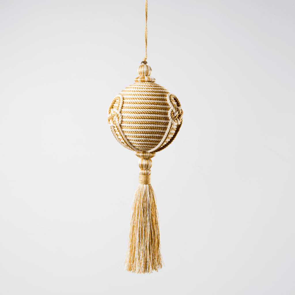 Natural Jute Ornament with Tassel