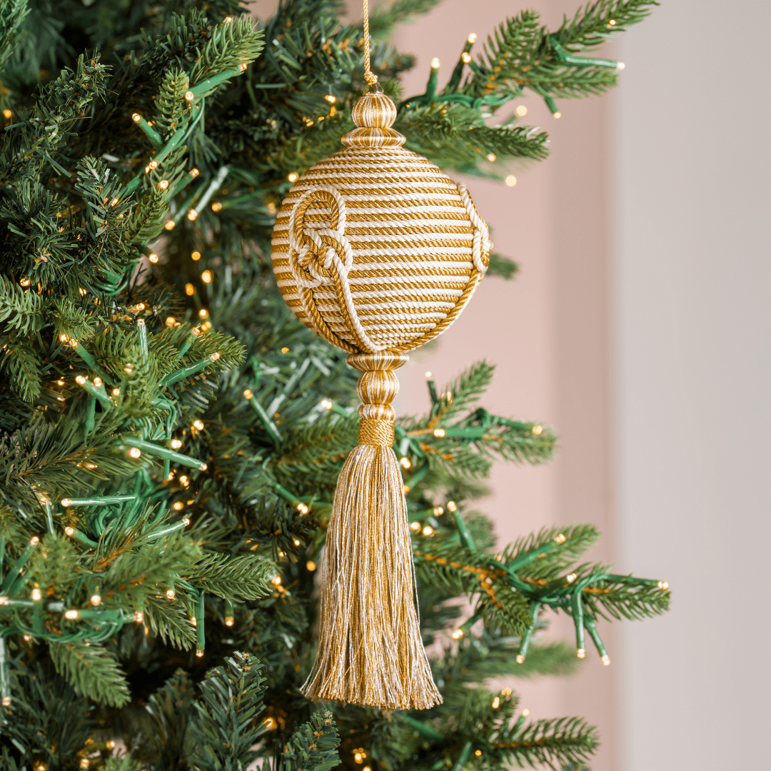 Natural Jute Ornament with Tassel