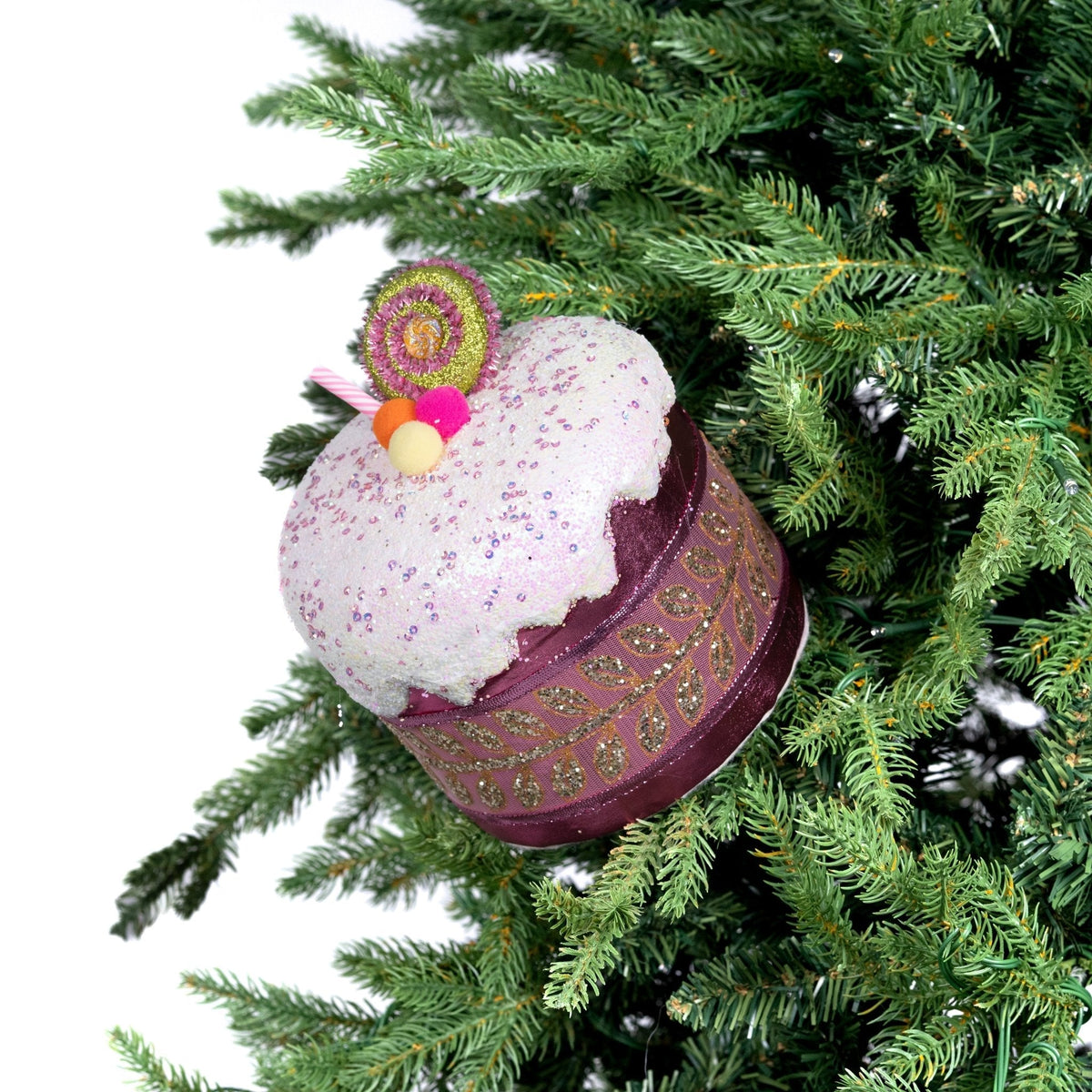 Pink Mini Cake Ornament