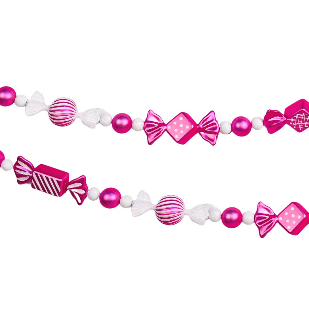 Pink  Mixed Candy Garland- 6ft