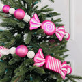 Pink Peppermint Candy Garland- 6 ft