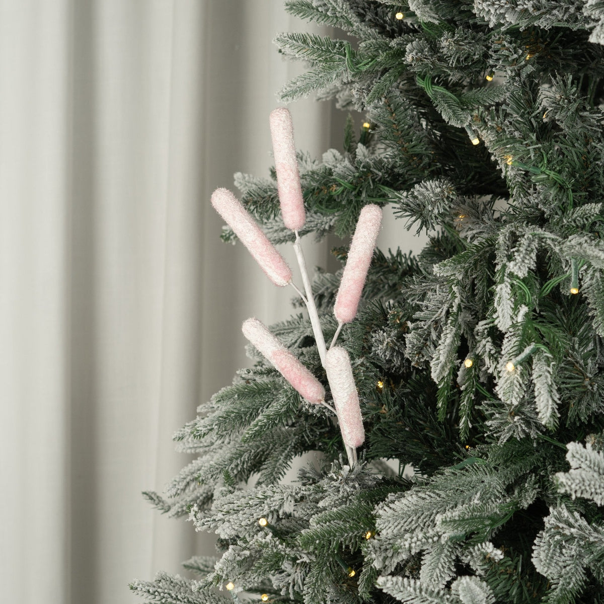 Pink & White Sugar Candy Tree Pick