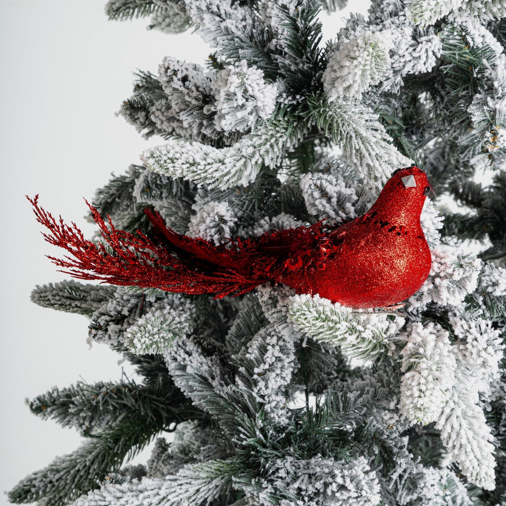 Red Bird Clip on Ornament